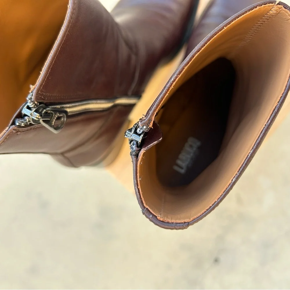 Labucq Joan Boot Leather Ankle Boots: Size 40, Cocoa Brown - Picture 2 of 10
